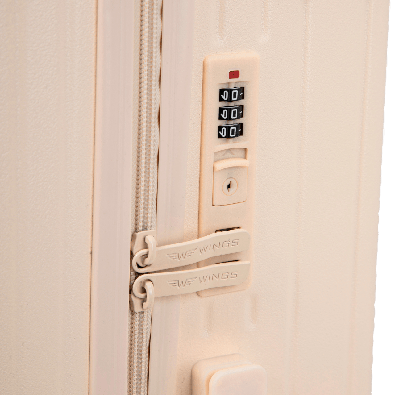 Wings ABS+ Cabin Suitcase 20" Customized DIRTY WHITE ZEUS