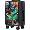 Cabin Wings ABS+ Suitcase 20" Customized Tuse Pih BLACK
