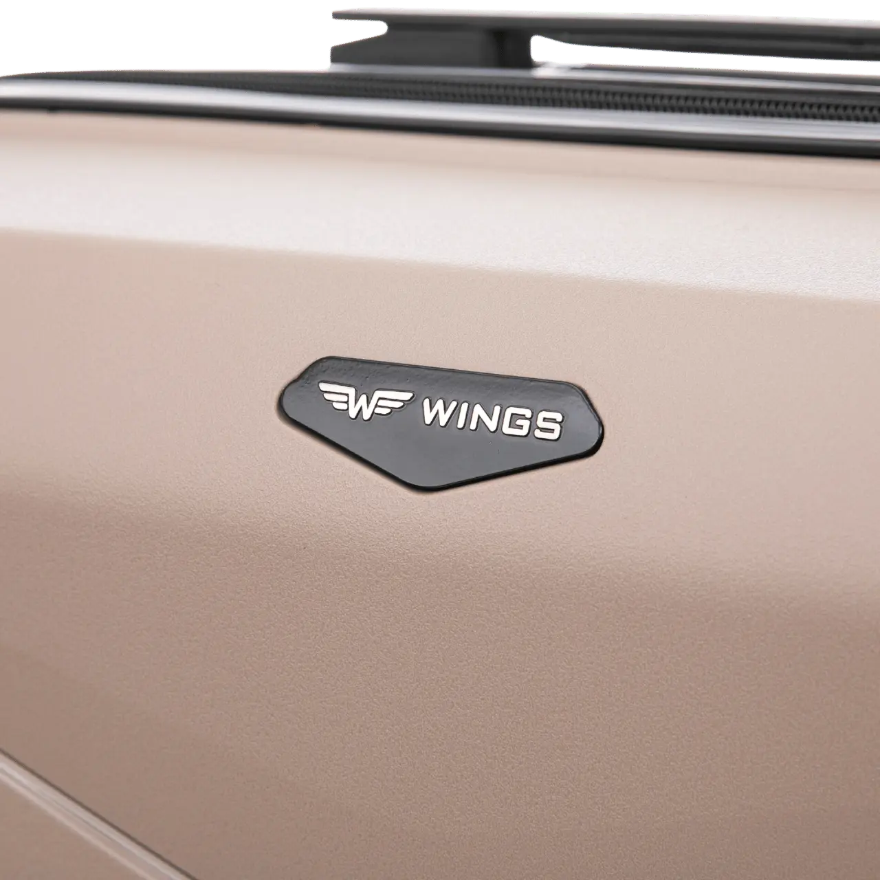 Közepes méretű bőrönd Wings PHOENIX 2.0 polipropilén 24" CHAMPAGNE