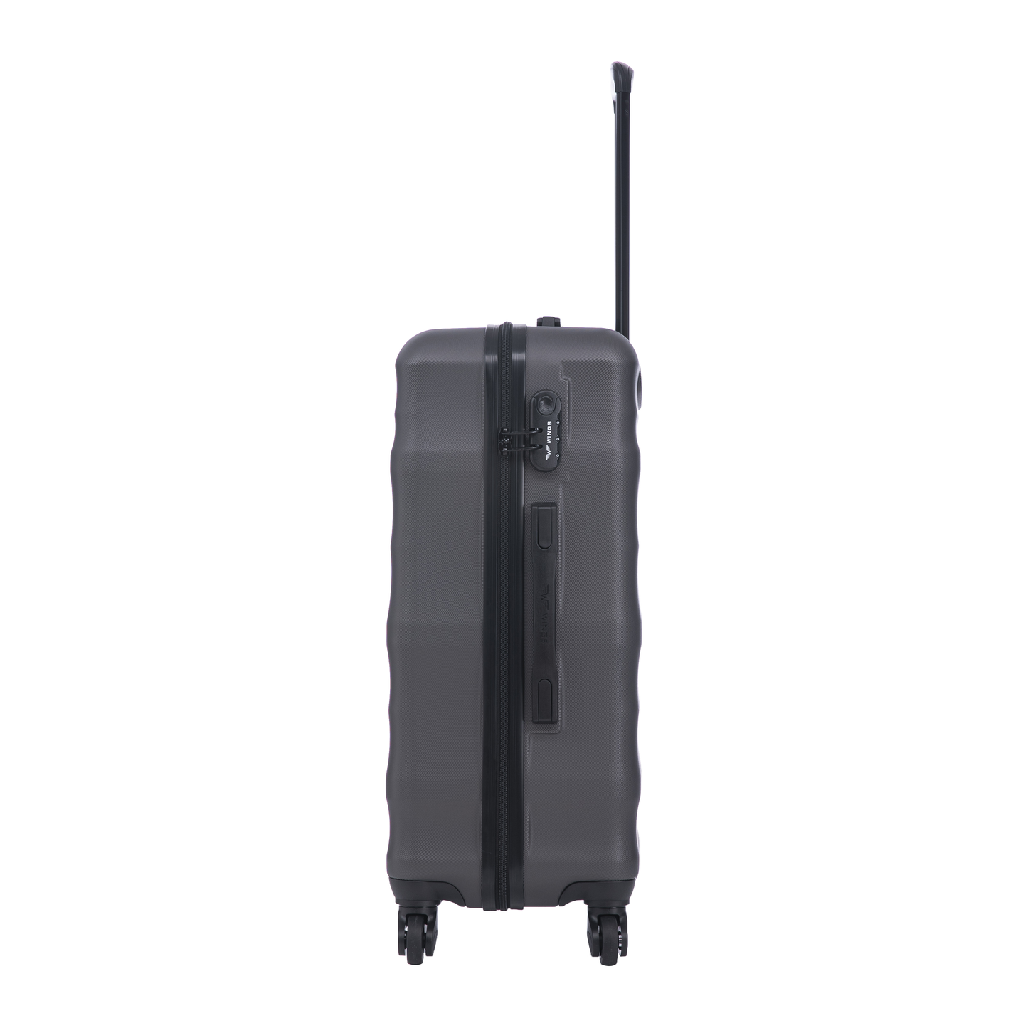 Medium Suitcase WINGS ABS+ VULTURE 24" Dark Grey