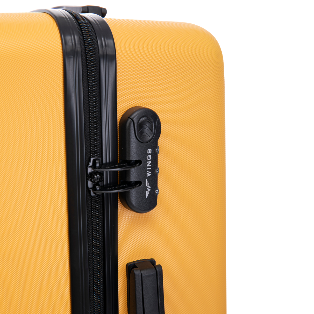 Valiză DE CABINĂ Wings ABS+ COOT 20" Galben