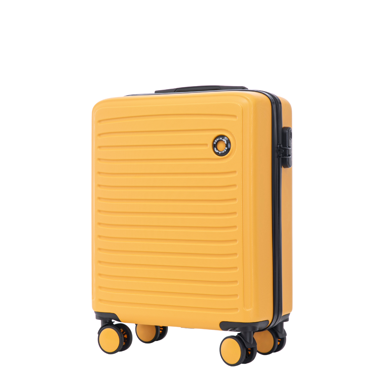 Valiză DE CABINĂ Wings ABS+ COOT 20" Galben