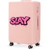 Stor resväska Wings ABS+ 28" Customized PINK SLAY