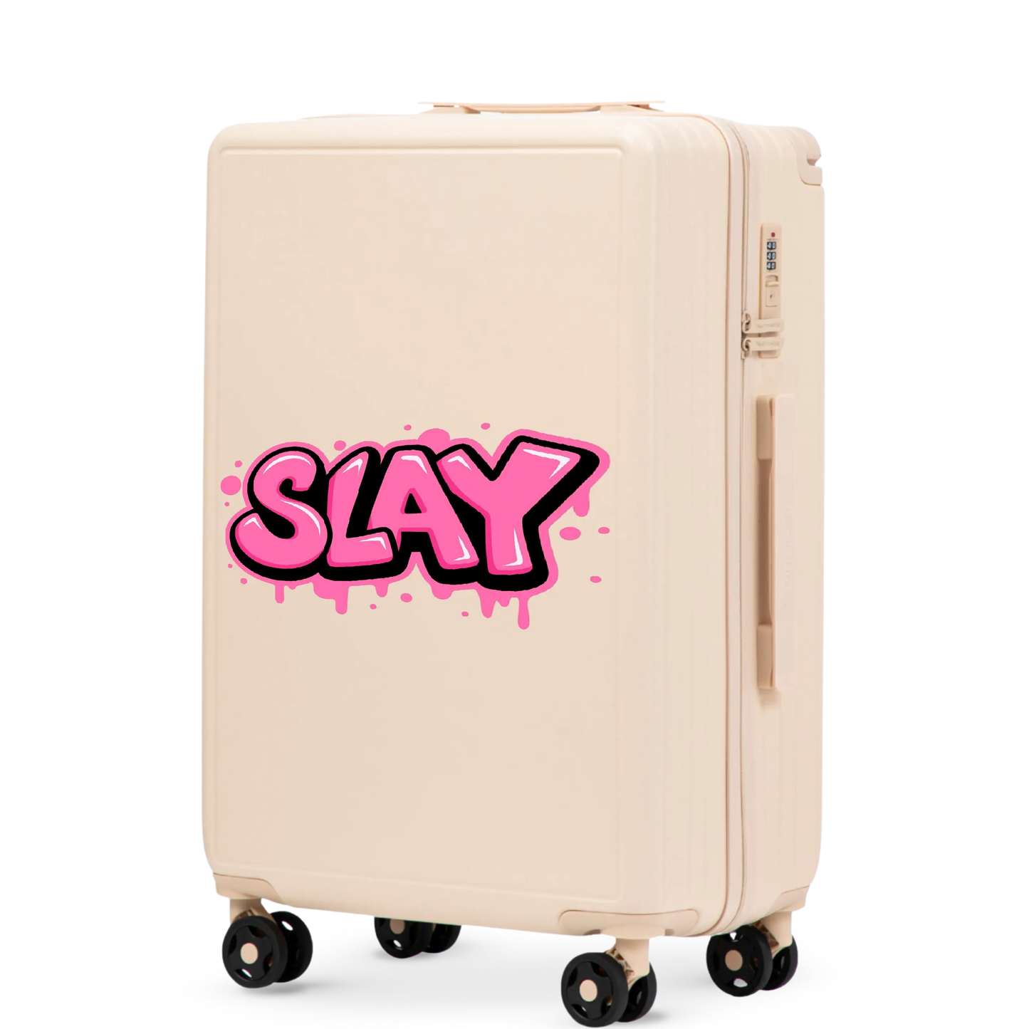Walizka średnia Wings ABS+ 24" Customized DIRTY WHITE SLAY customized