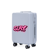Valise cabine Wings ABS+ 20" Personnalisée BLEU PASTEL SLAY