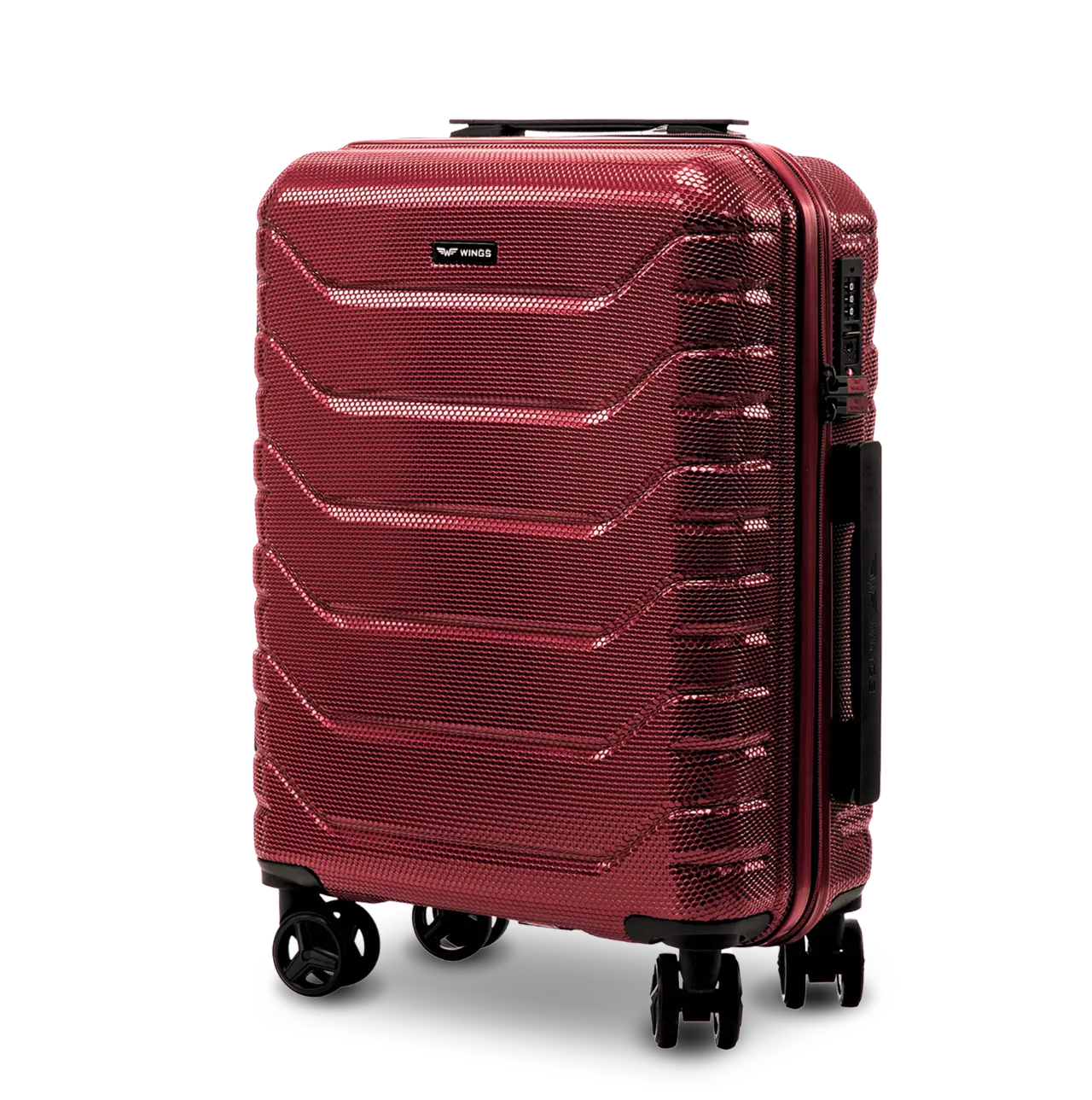 Walizka kabinowa Wings CRAKE 20" WINE RED CRAKE COLLECTION