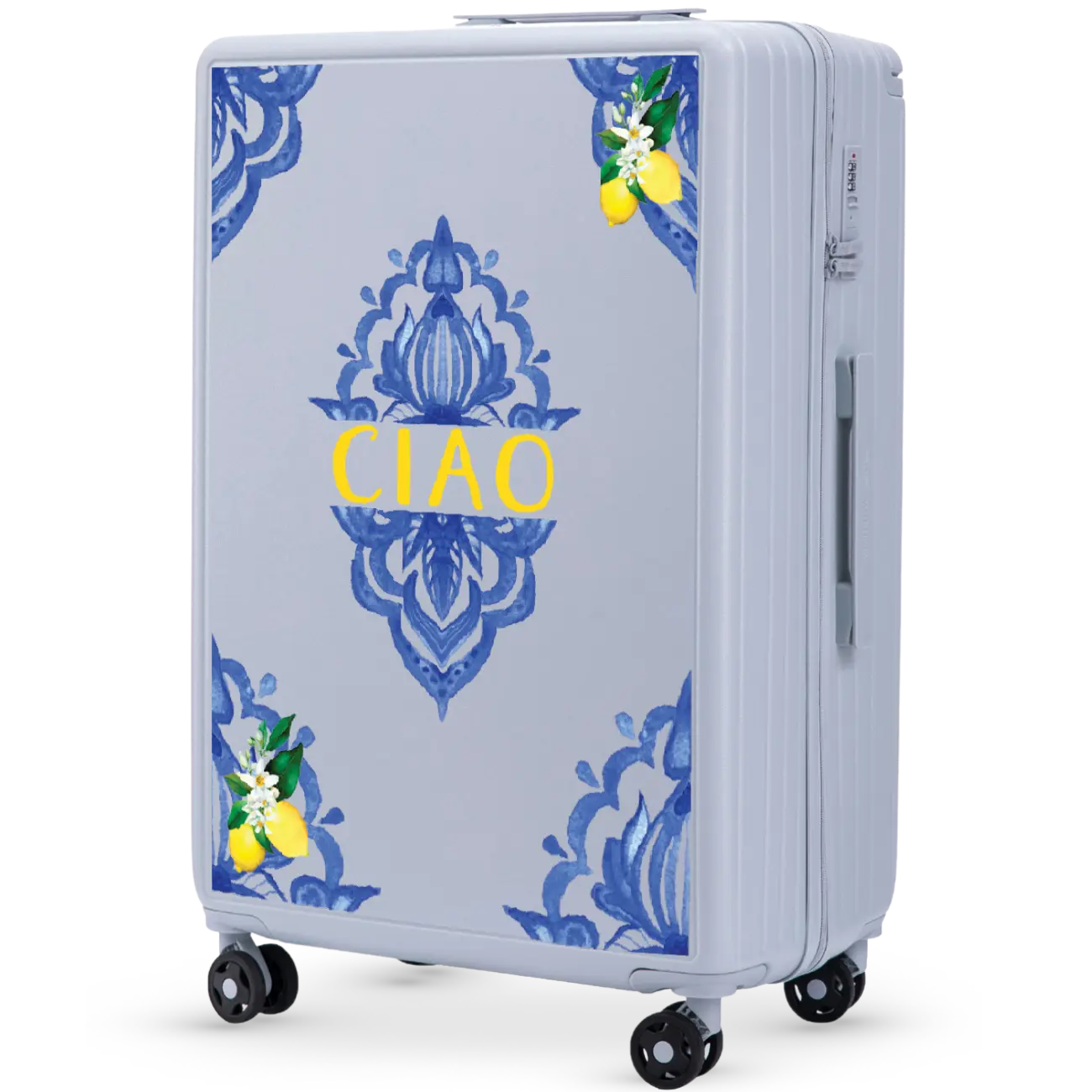 Walizka duża Wings ABS+ 28" Customized PASTEL BLUE CIAO customized