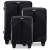 Set od 3 kofera Wings COCKATIEL polipropilen CRNA