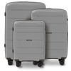Set de 3 maletas Wings HAWFINCH 3.0 polipropileno GRIS OSCURO