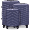 Set aus 3 Wings PHOENIX Koffern aus Polypropylen NAVY BLAU