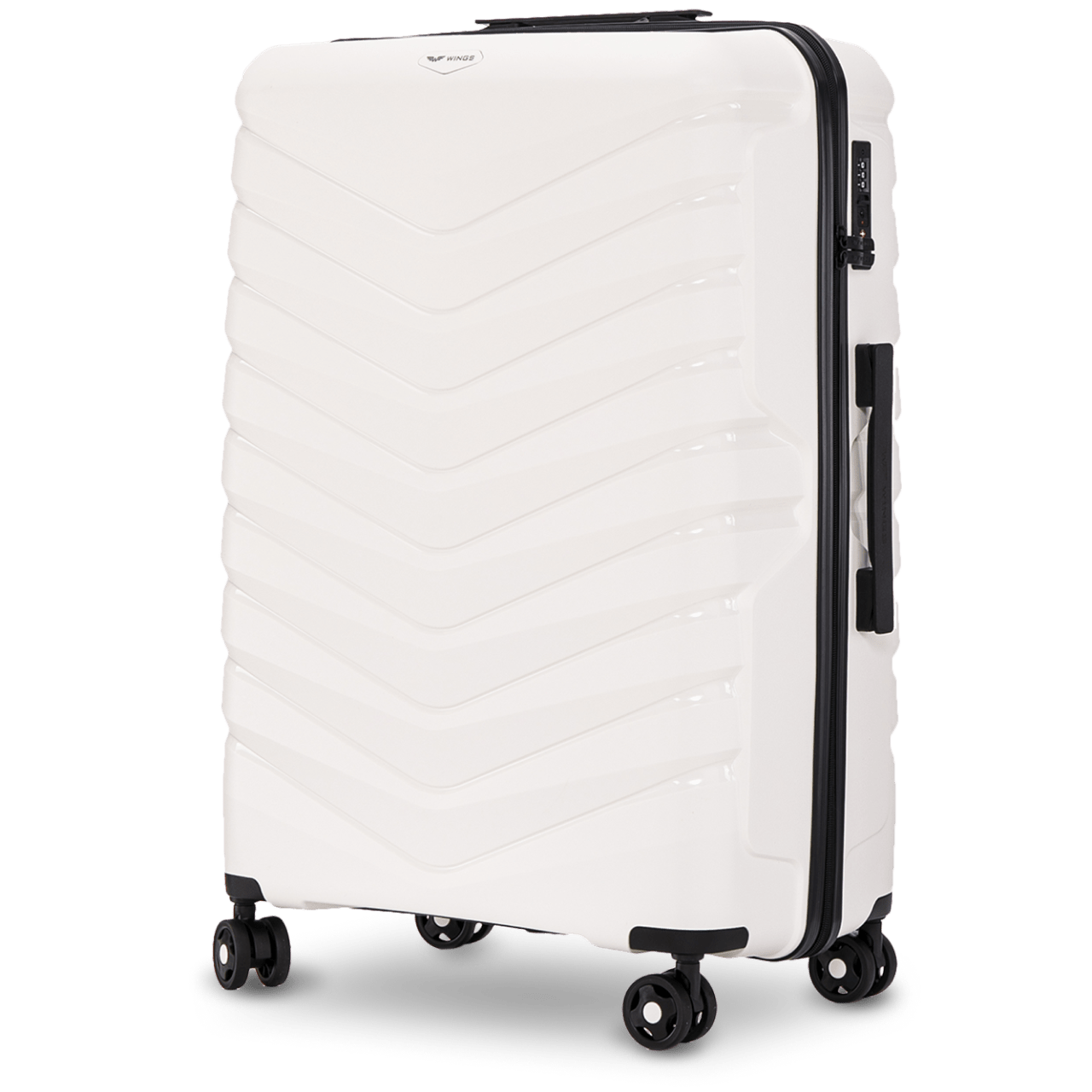 Walizka duża Wings PHOENIX polipropylen 28" WHITE PHOENIX COLLECTION