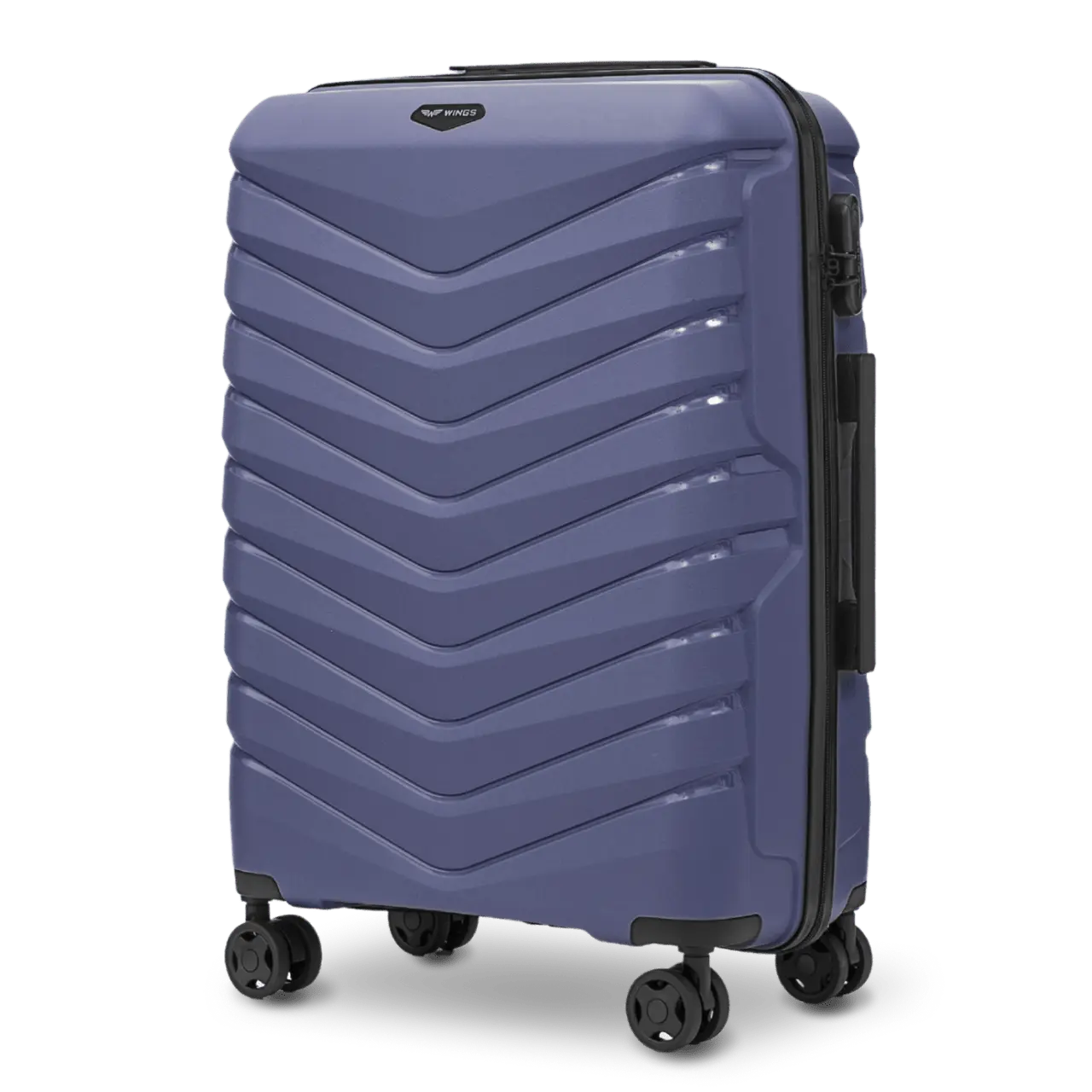 Walizka średnia Wings PHOENIX 2.0 polipropylen 24" BLUE PHOENIX COLLECTION