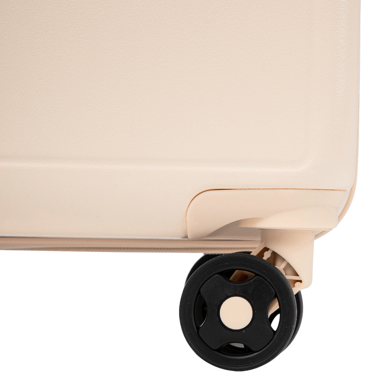 Waliză de cabină Wings ABS+ 20" personalizată DIRTY WHITE POPIERSIE