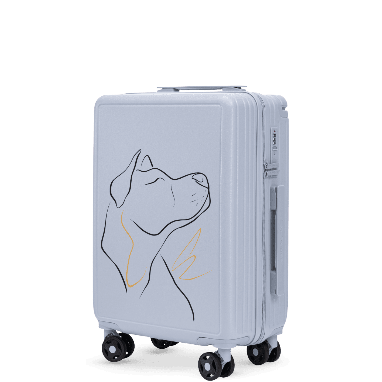 Куфар за ръчен багаж Wings ABS+ 20" Customized Пастелно син ZEUS (1) (1) (1)