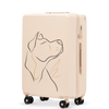 Mittlerer Koffer Wings ABS+ 24" Customized DIRTY WHITE DOG