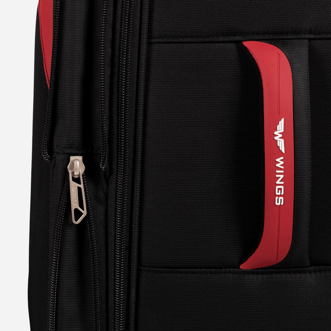Mittlere weiche Reisetasche DIPPER Wings 24" SCHWARZ