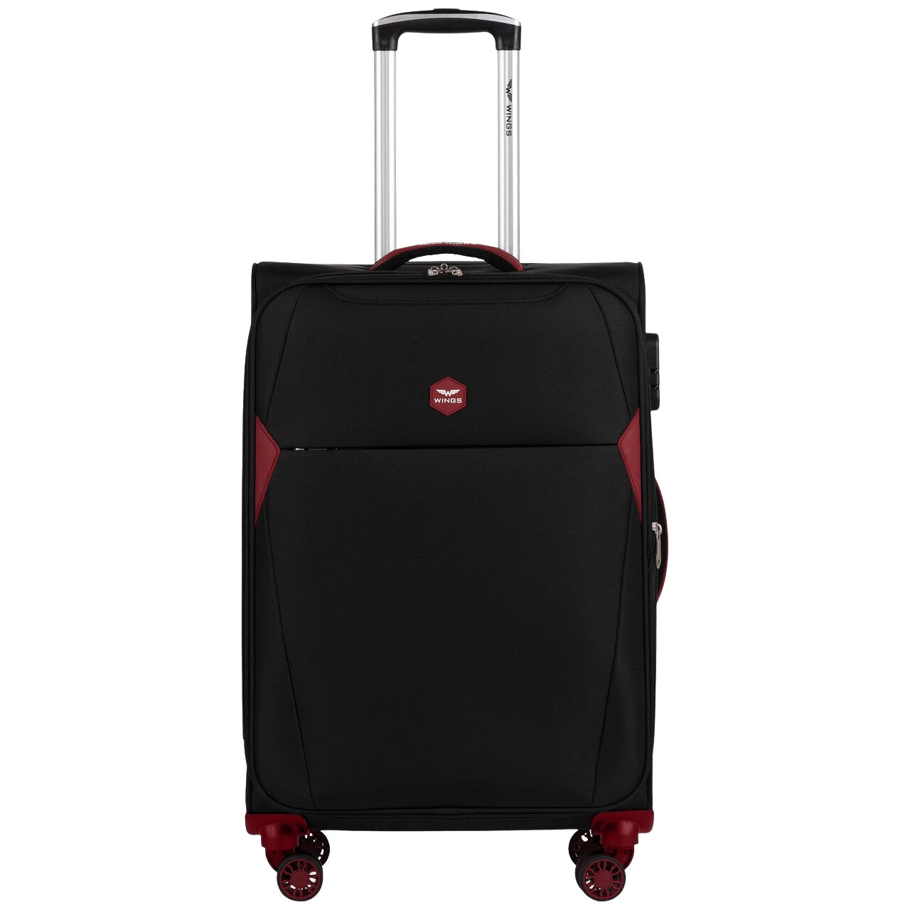 Mittlere weiche Reisetasche DIPPER Wings 24" SCHWARZ