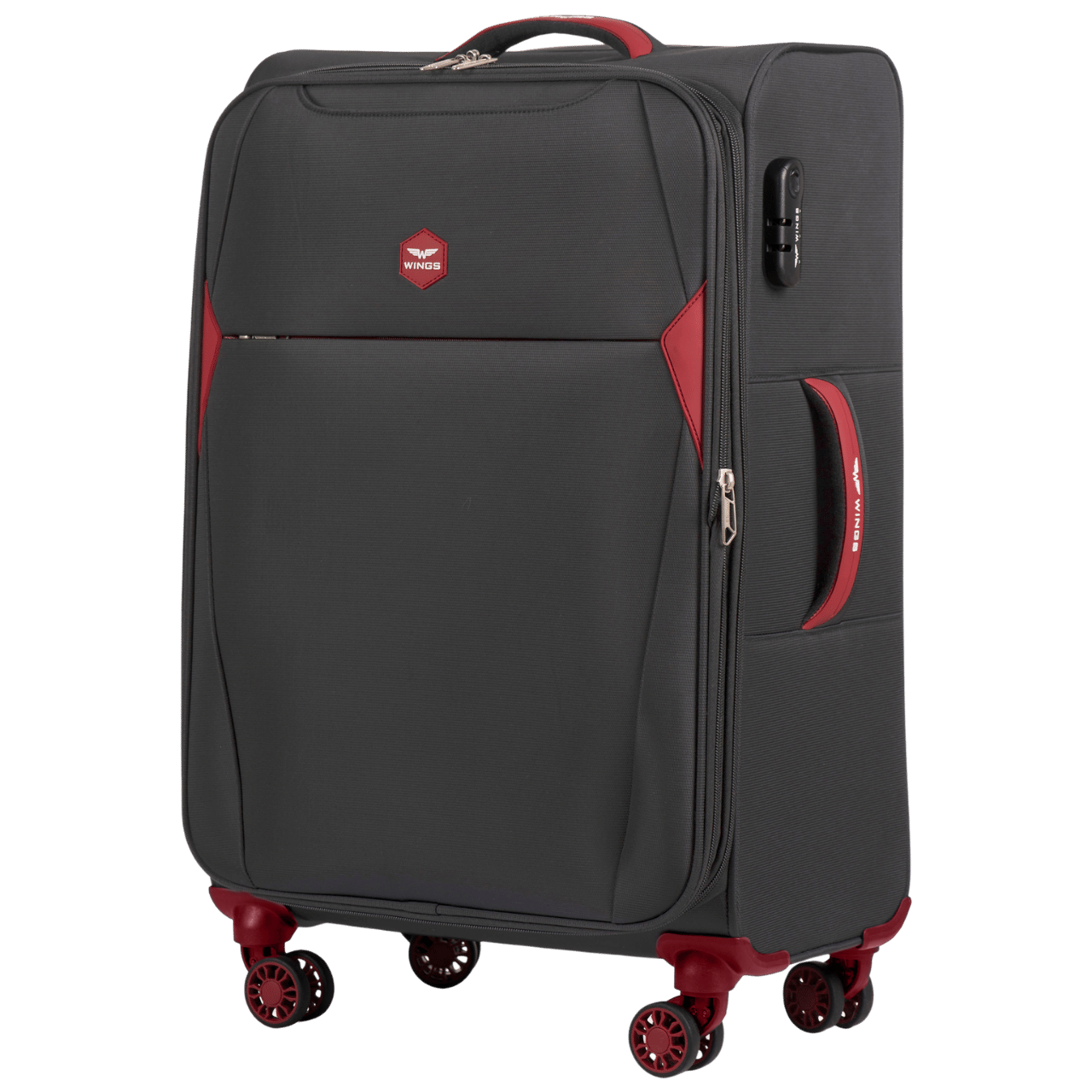 Mittlere weiche Reisetasche DIPPER Wings 24" GRAU