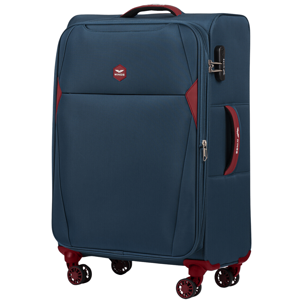 Mittlere weiche Reisetasche DIPPER Wings 24" BLAU