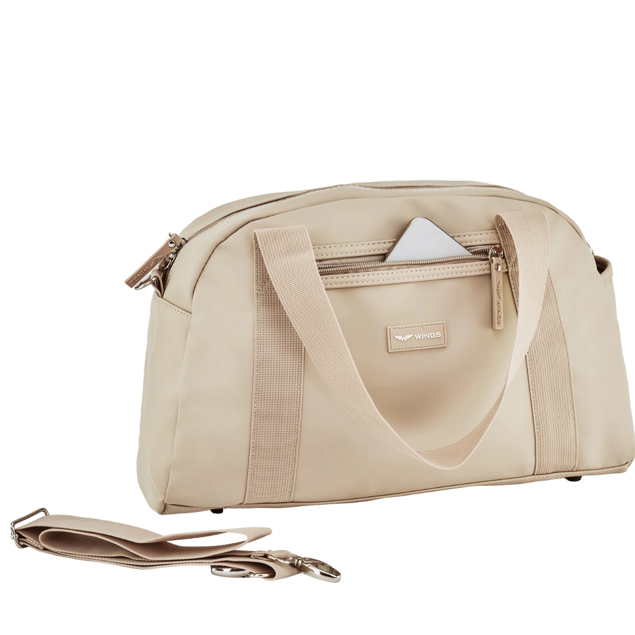 Borsa da viaggio e sportiva impermeabile WINGS TROGON 20L BEIGE