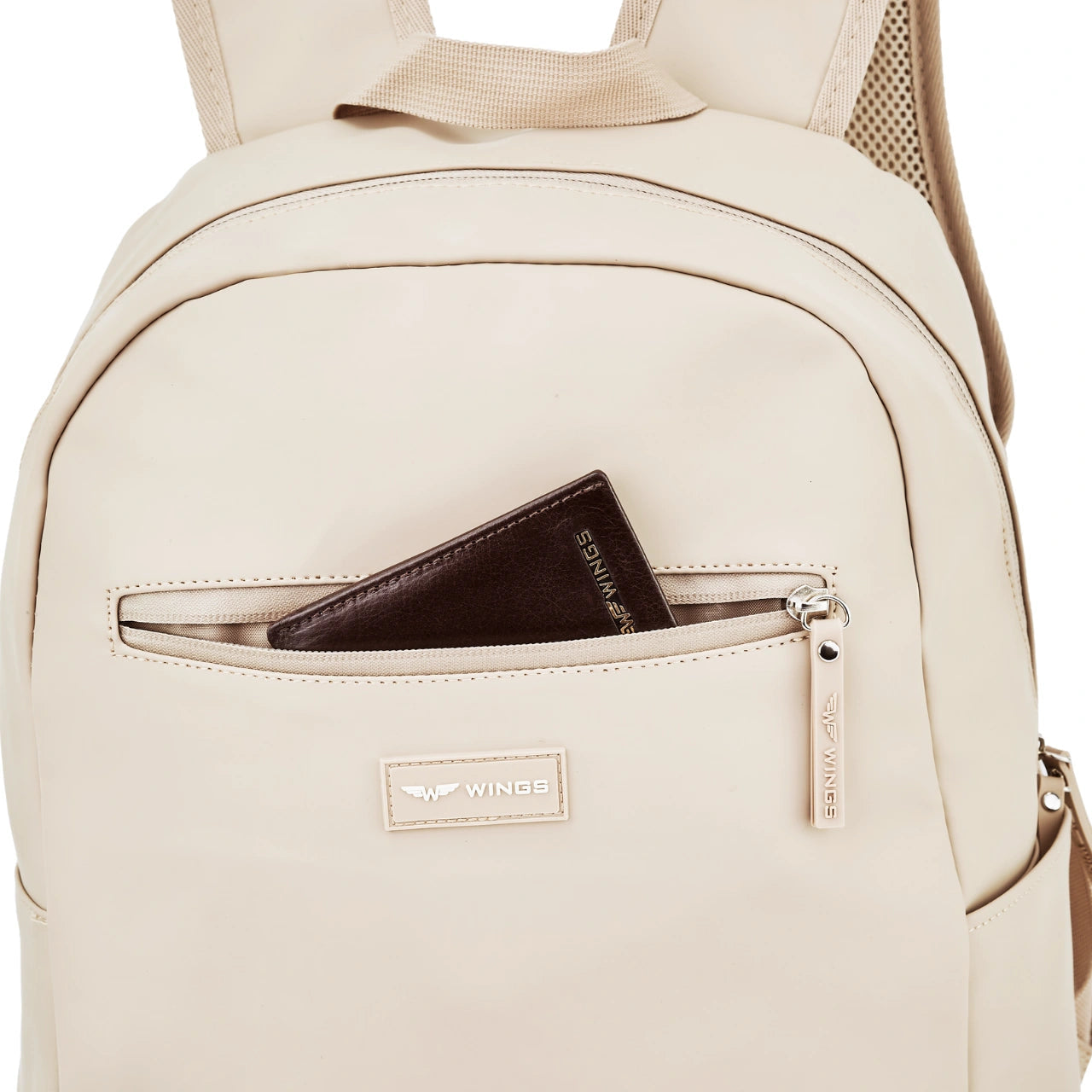 WINGS Plecak miejski ergonomiczny wodoodporny TROGON BEIGE TROGON COLLECTION