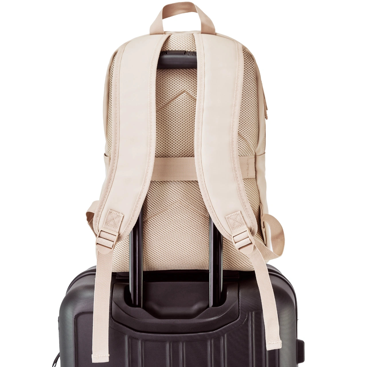WINGS Plecak miejski ergonomiczny wodoodporny TROGON BEIGE TROGON COLLECTION