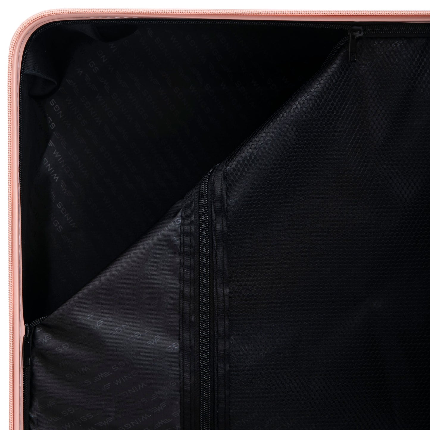 Kabínová batožina Wings ABS+ 20" SOFT PINK JAMNIK