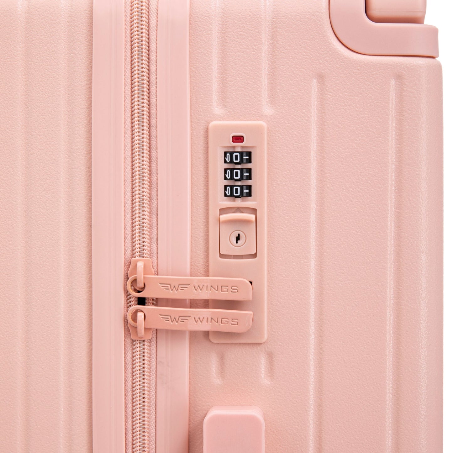 Kabínová batožina Wings ABS+ 20" SOFT PINK JAMNIK