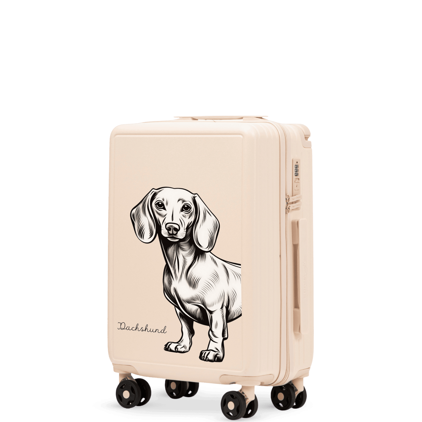 Кабинен куфар Wings ABS+ 20" Персонализиран DIRTY WHITE JAMNIK