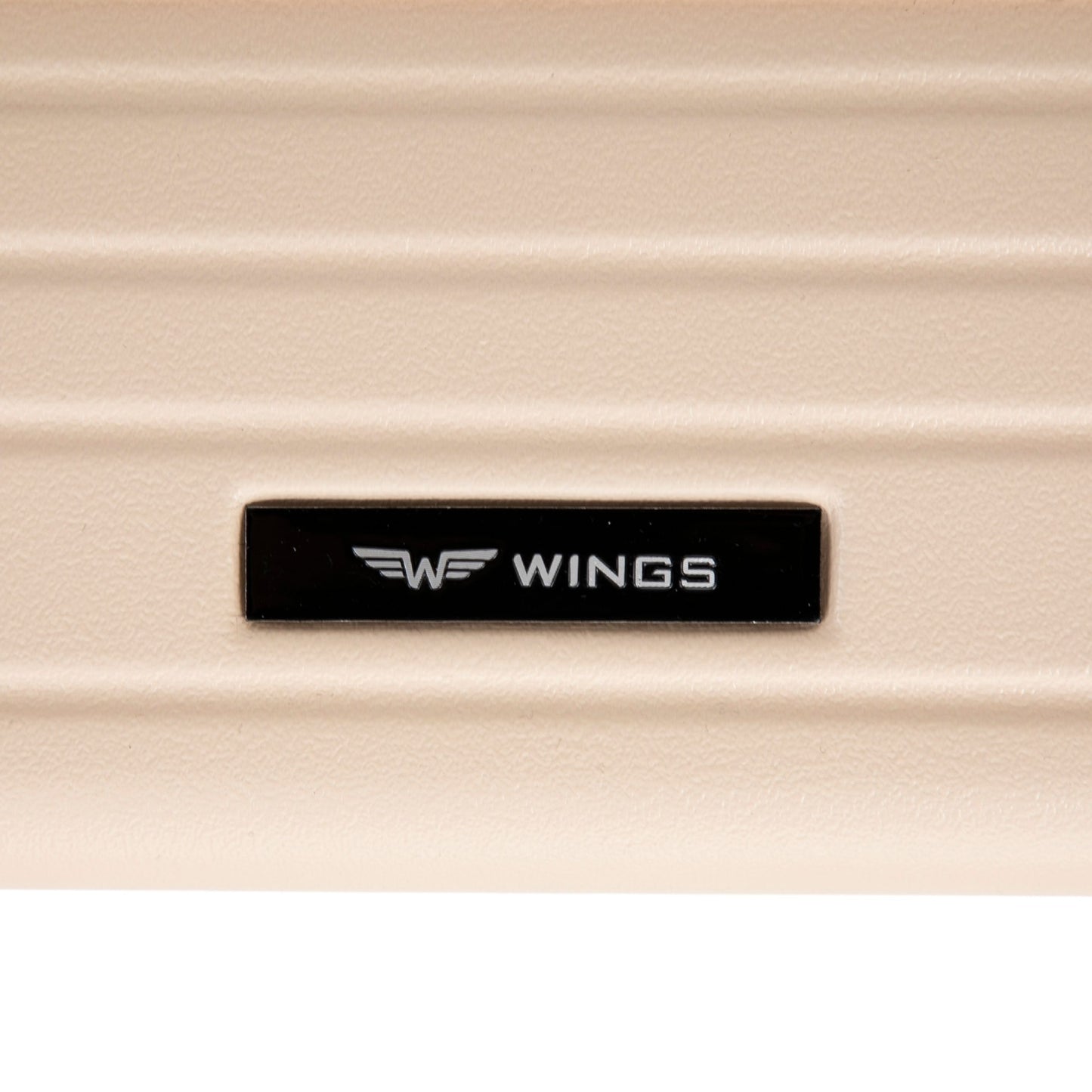 Walizka kabinowa Wings ABS+ 20" Customized DIRTY WHITE JAMNIK customized