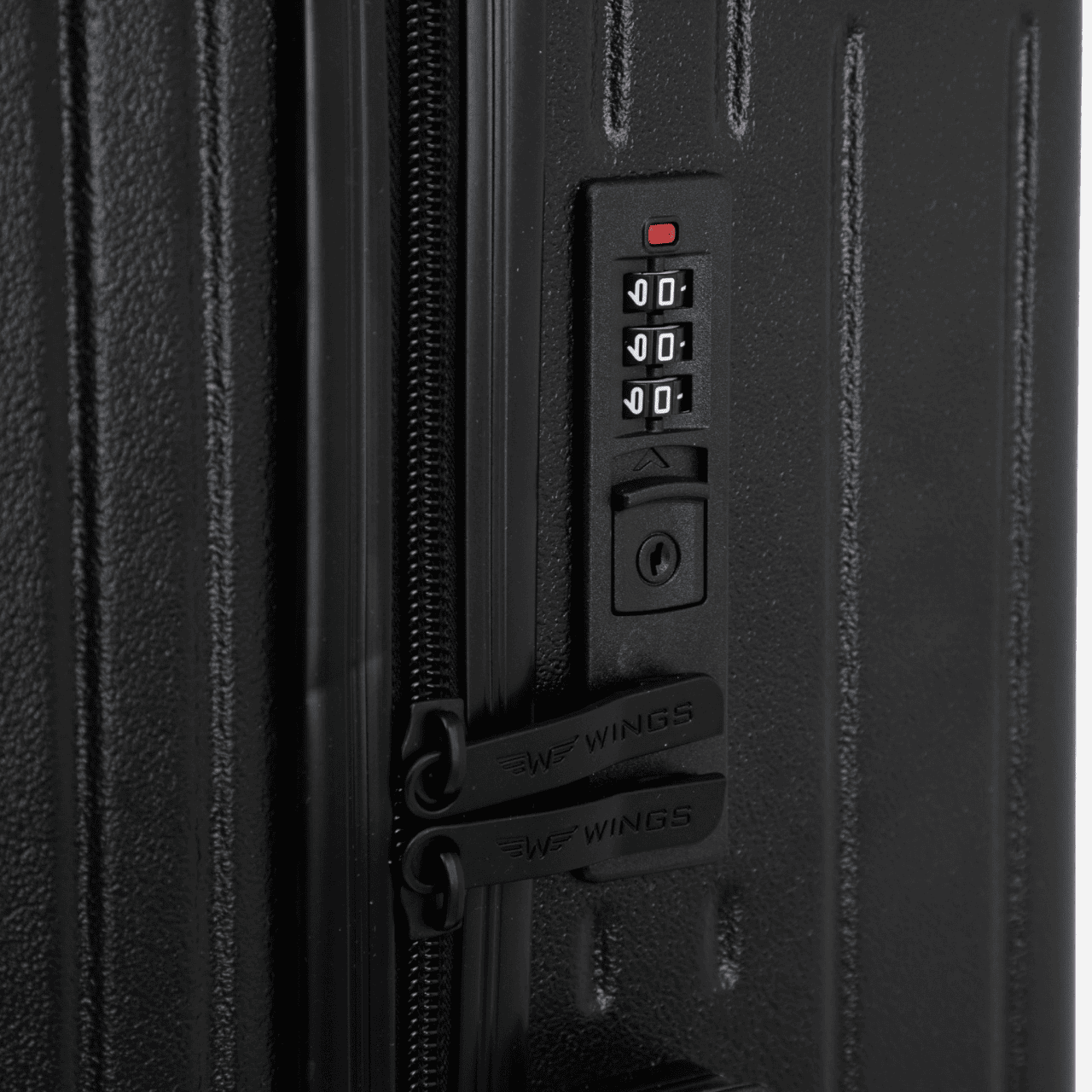 Kabínový kufor Wings ABS+ 20" Customized BLACK JAMNIK