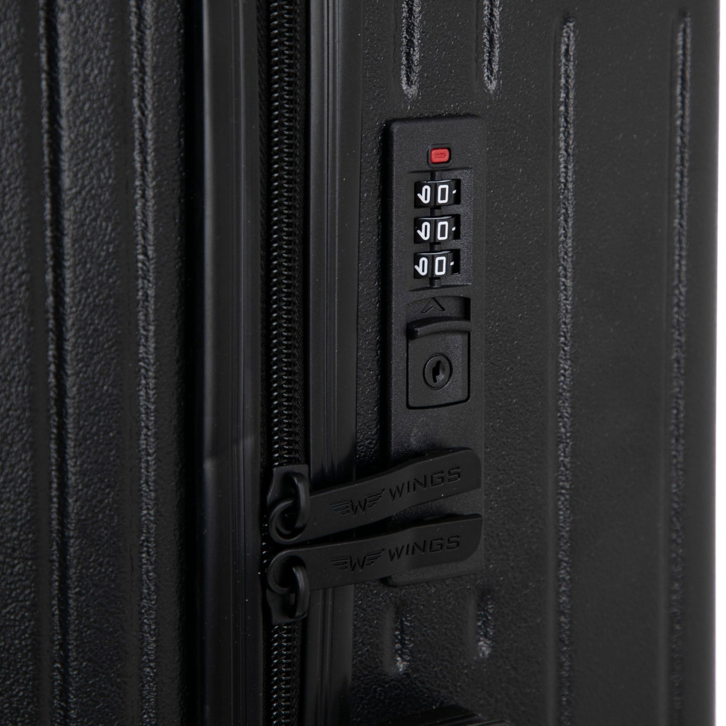 Кабинен куфар Wings ABS+ 20" Customized BLACK LIPS