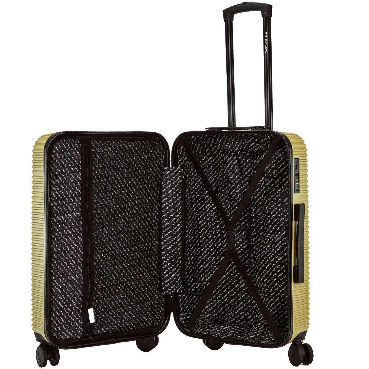 Valigia media WINGS PC ECO JACKDAW 24" TEA GREEN