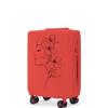 Кабинен куфар Wings ABS+ 20" Персонализиран ЧЕРВЕН ЦВЯТ