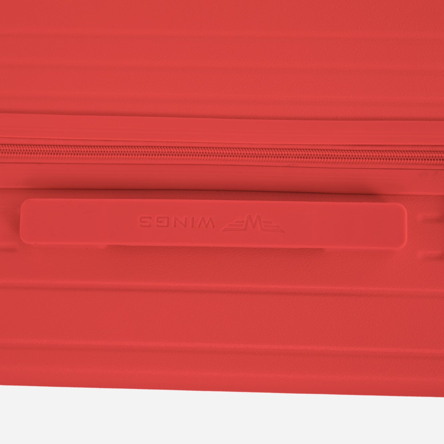 Кабинен куфар Wings ABS+ 20" Персонализиран ЧЕРВЕН ЦВЯТ