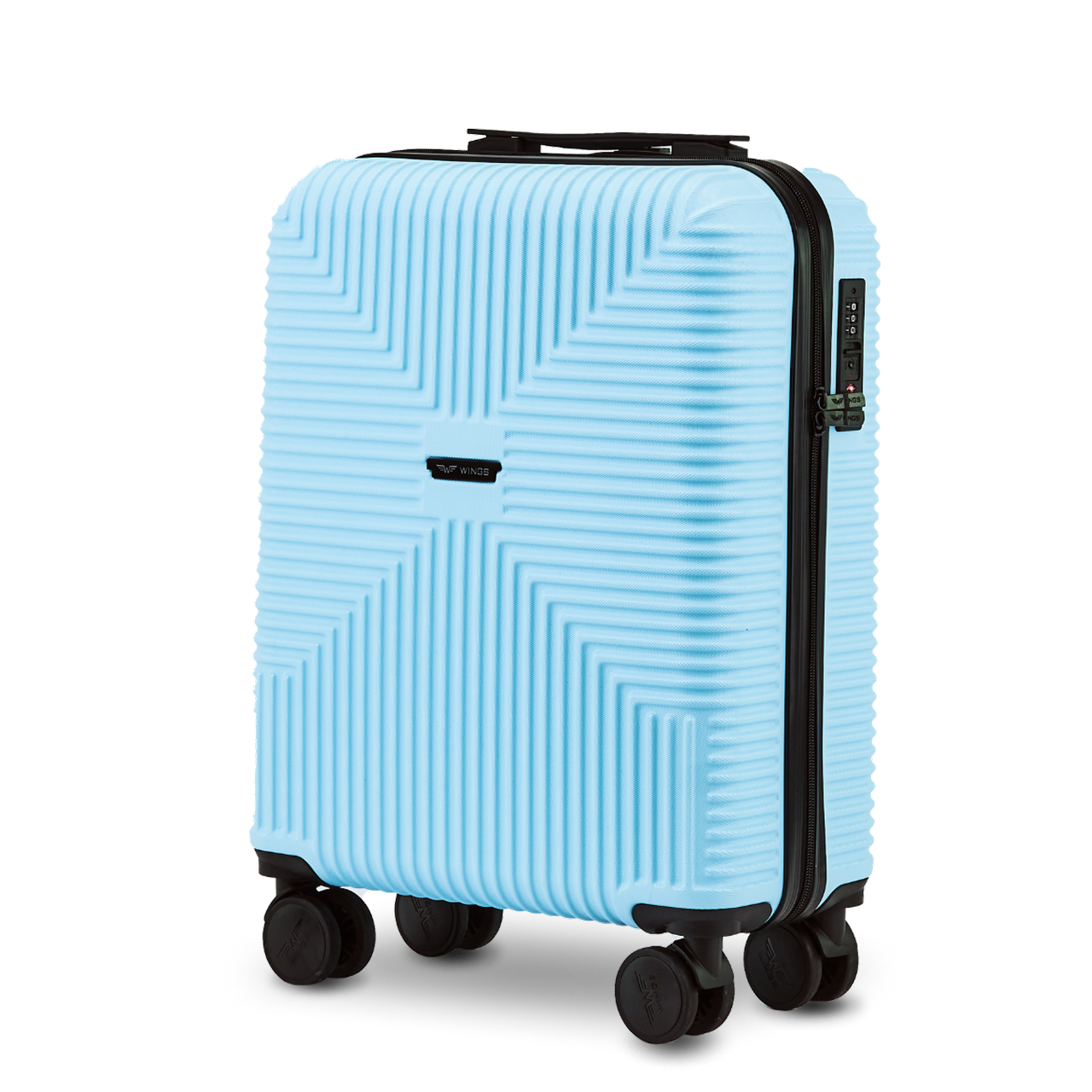 WINGS PC ECO JACKDAW 20" Cabin Suitcase LIGHT BLUE