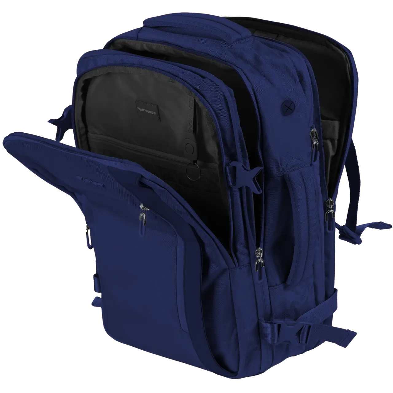 WINGS Plecak wielofunkcyjny SKYLARK poszerzany BLUE SKYLARK COLLECTION