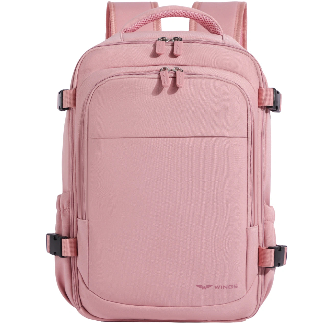 Plecak kabinowy WINGS bagaż podręczny Ryanair i Wizz Air, lekki plecak podróżny PINK CABIN BACKPACK