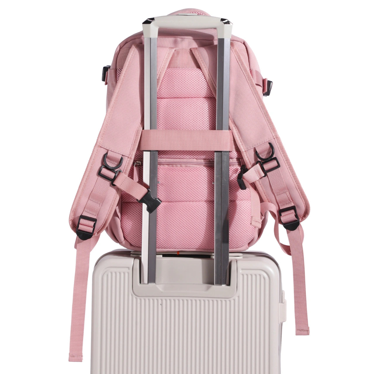 Plecak kabinowy WINGS bagaż podręczny Ryanair i Wizz Air, lekki plecak podróżny PINK CABIN BACKPACK