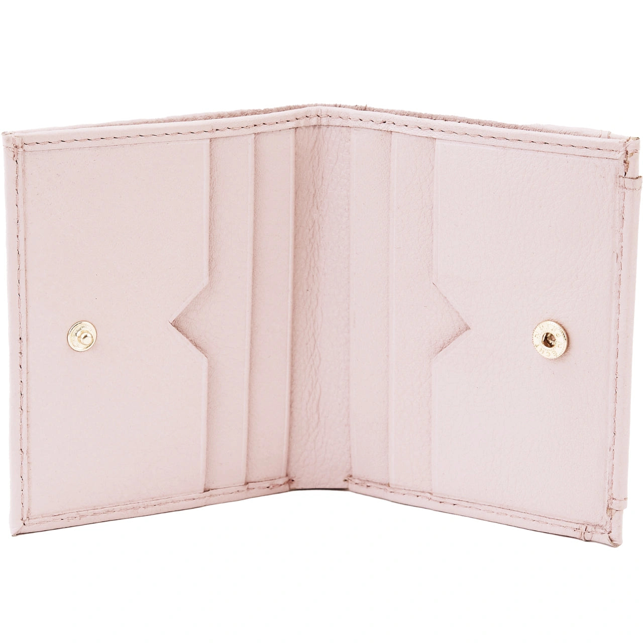Mały portfel damski WINGS ze skóry naturalnej PINK LEATHER COLLECTION