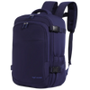WINGS cabin backpack carry-on luggage for Ryanair and Wizz Air, lightweight travel backpack BLUE