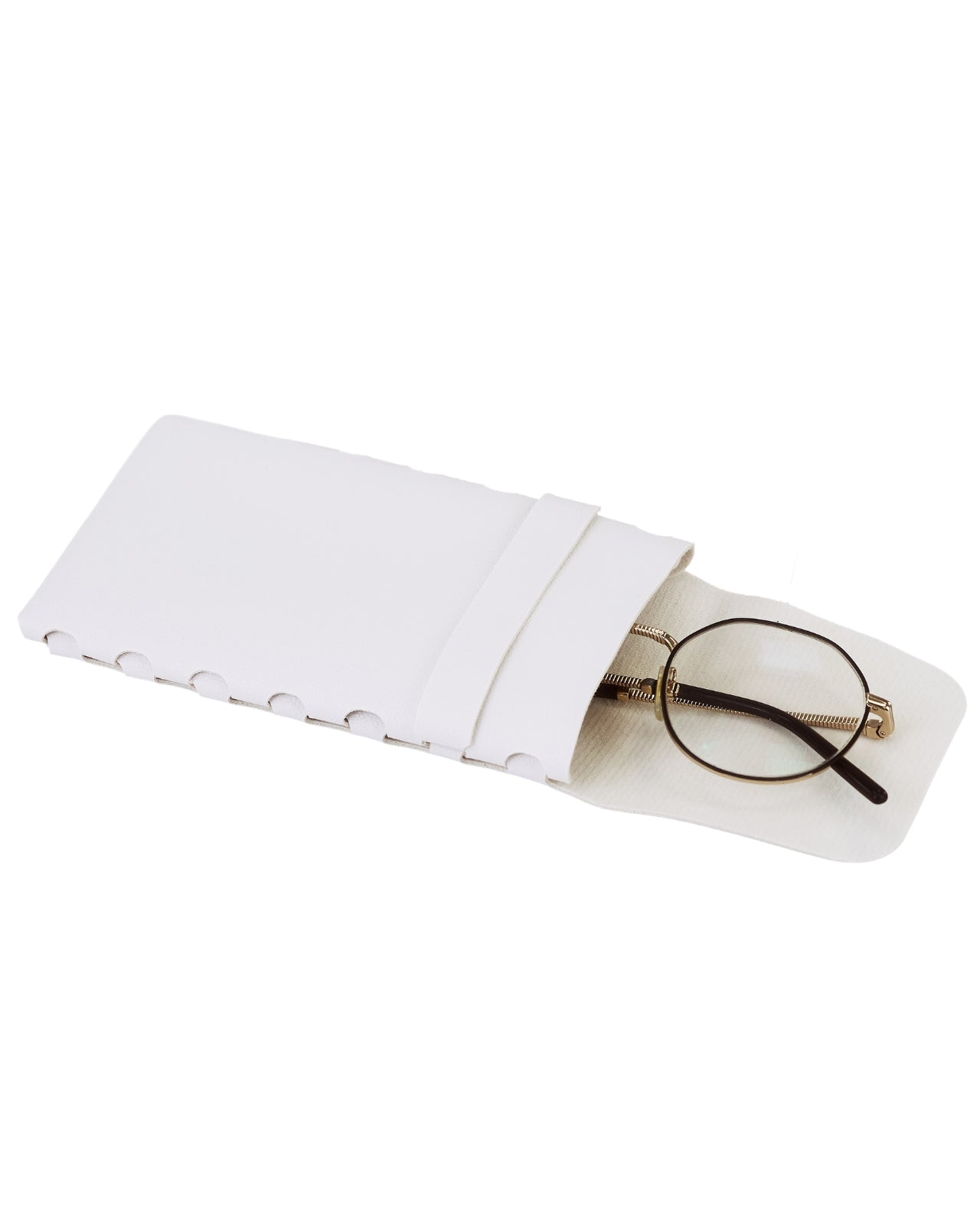 Pokrowiec na okulary WINGS zamykany na klapkę - WHITE TRAVEL MUST HAVE