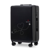Mellemstor Wings ABS+ 24" Customized BLACK TRAVEL