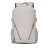 Jugendschulrucksack WINGS 23 l für 17-Zoll-Laptops mit Seitentaschen, GRAU