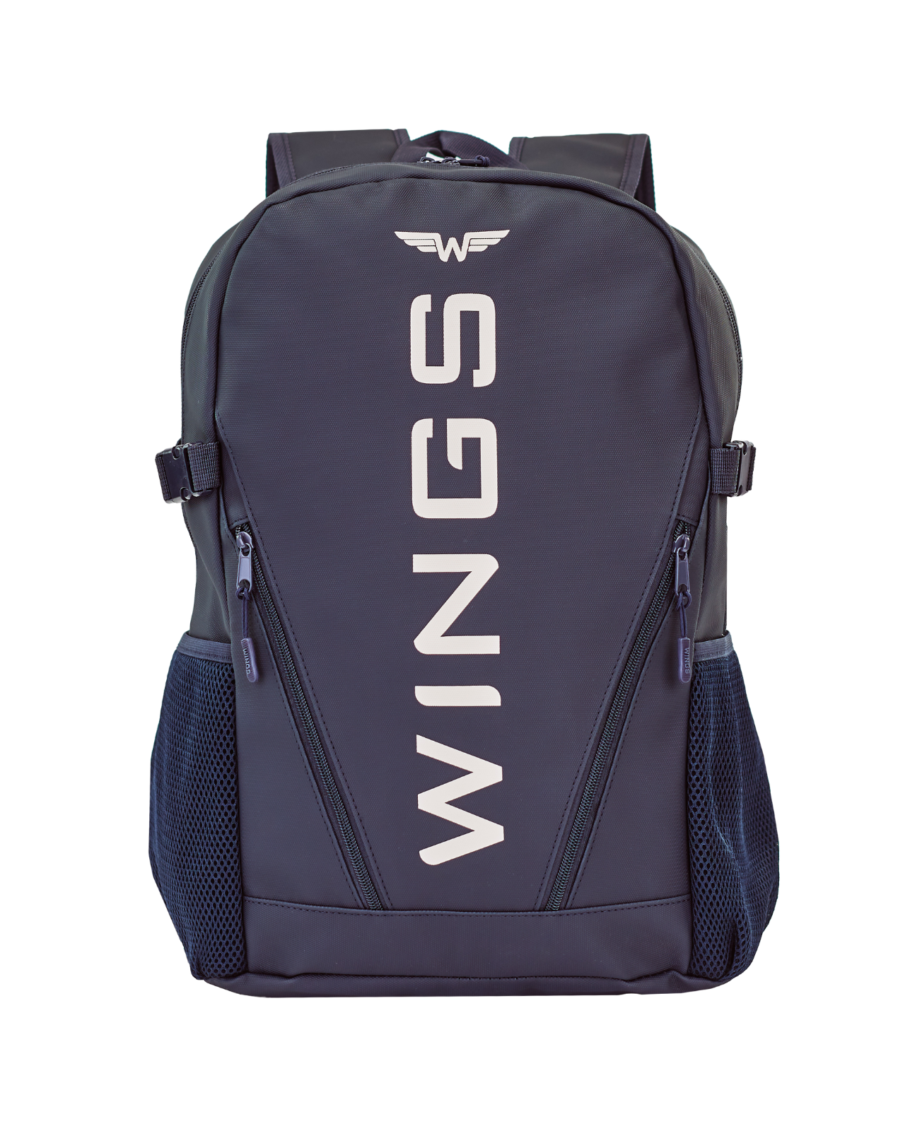 Mládežnický školní batoh WINGS 23 l na 17palcový notebook s bočními kapsami, námořnická modrá
