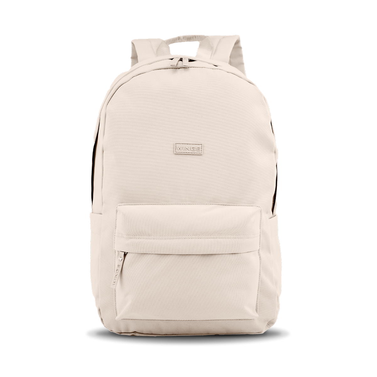 Let WINGS let skoletaske til 17-tommers laptop, 21 l, til skole og universitet, beige