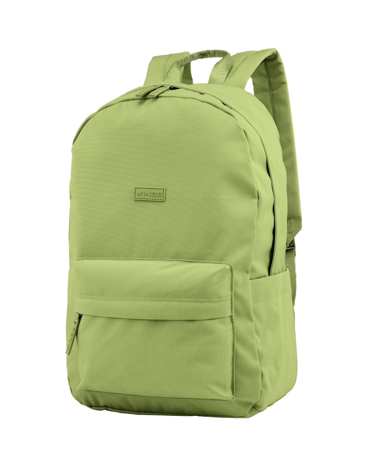 Lightweight WINGS school backpack for a 17-inch laptop, 21 L, for school and university, GREEN