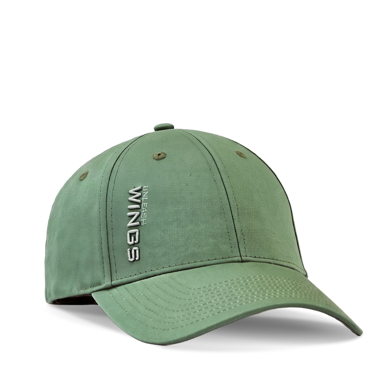 WINGS UNLEASH ARMY GREEN baseball cap
