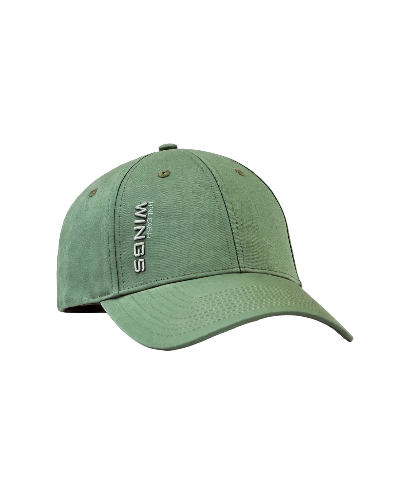 WINGS UNLEASH ARMY GREEN baseball cap