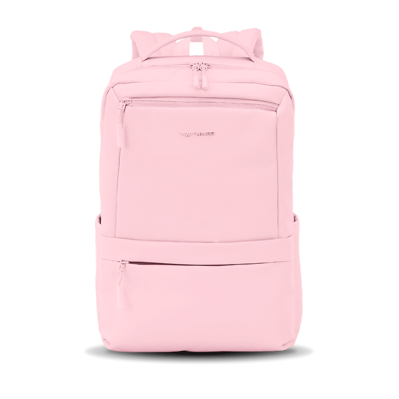 WINGS CBP003 Kabinenrucksack mit Laptopfach und Rückenbelüftungssystem PINK